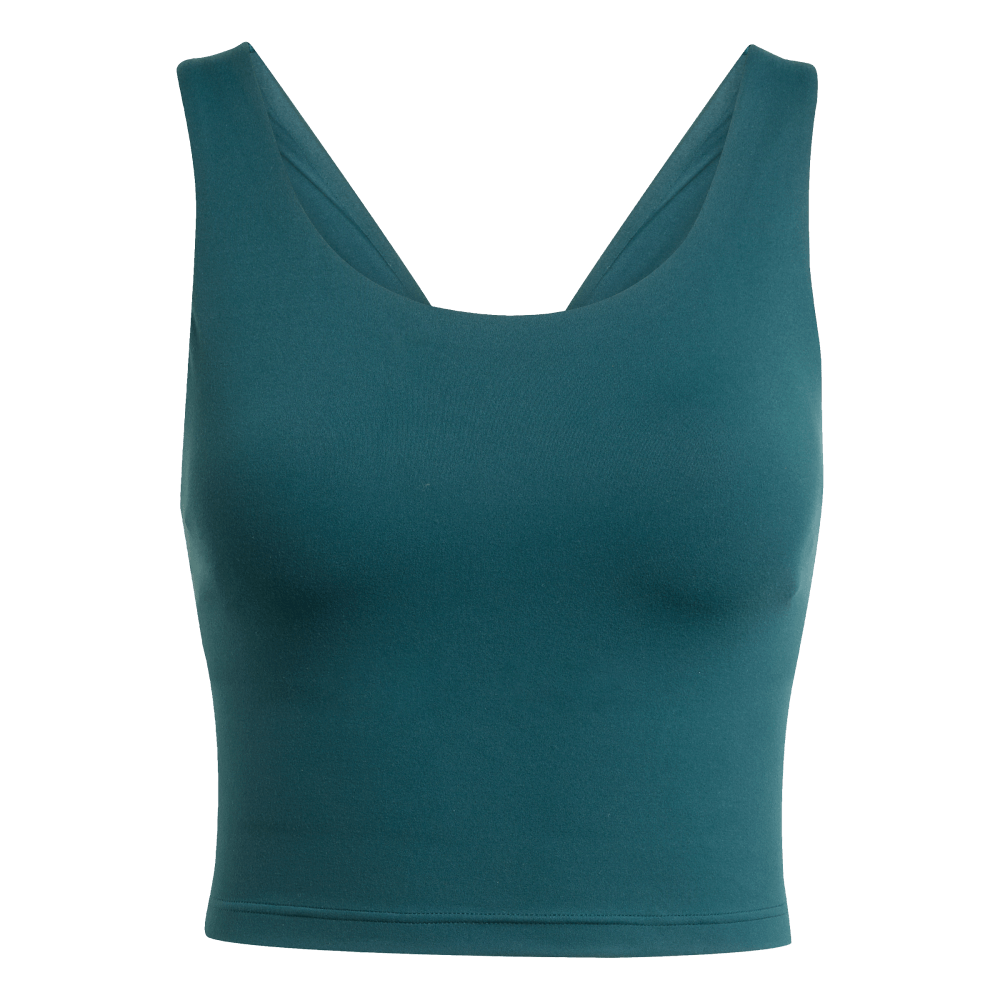 Adidas Top Deportivo Adidas All Me De Sujecion verde de mujer para entrenamiento