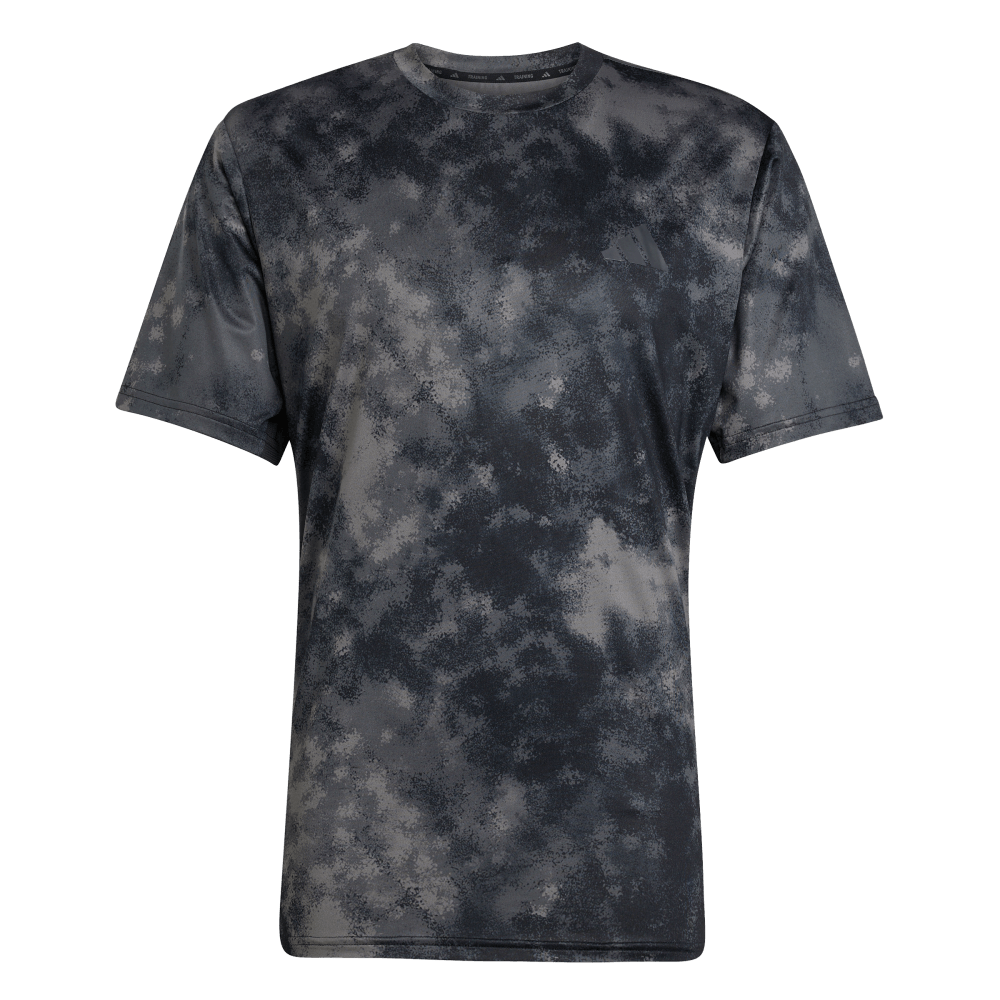 Adidas Sea Aop Tee Camiseta Manga Corta negro de hombre para entrenamiento