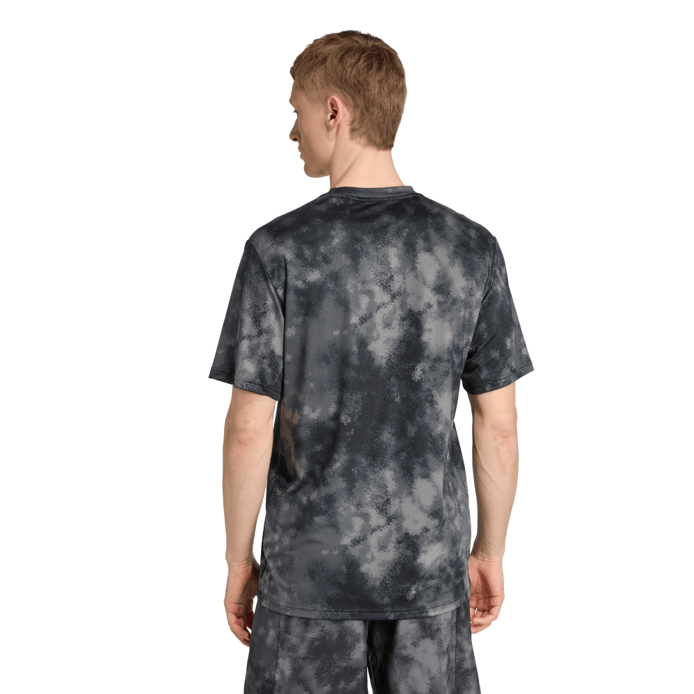 Adidas Sea Aop Tee Camiseta Manga Corta negro de hombre para entrenamiento