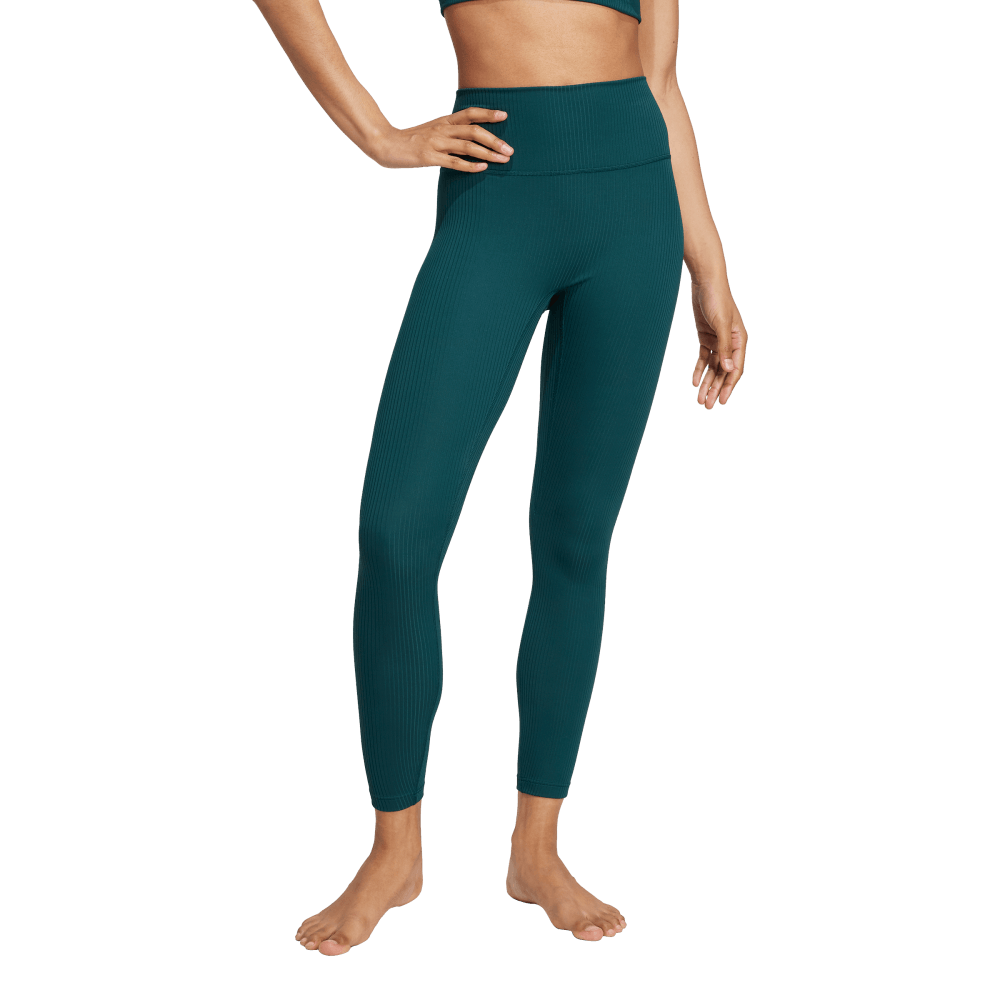 Adidas All Me Rib L Licra verde de mujer para entrenamiento