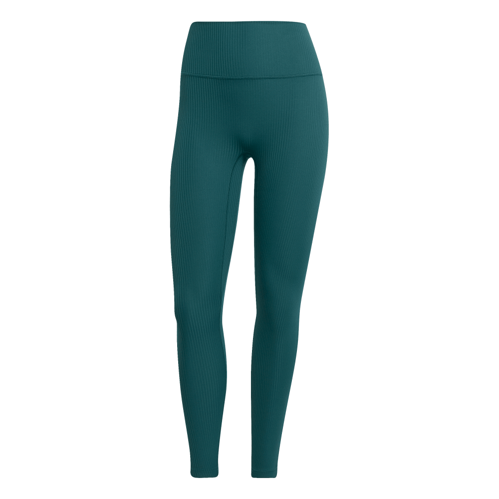 Adidas All Me Rib L Licra verde de mujer para entrenamiento