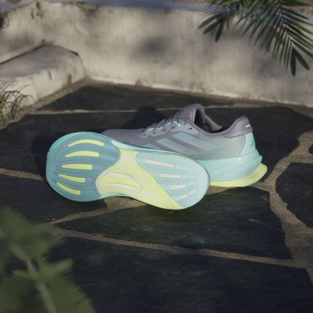 Adidas Tenis Supernova Rise 2 gris de mujer para correr