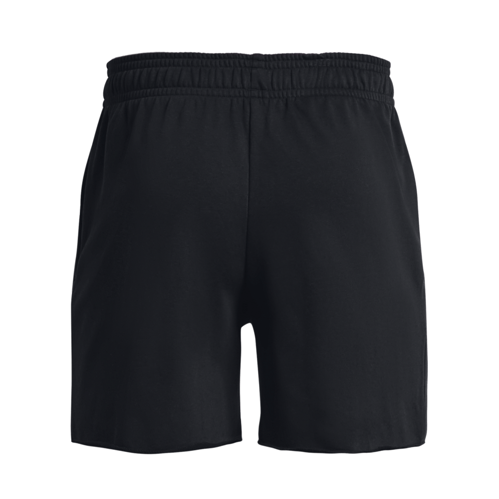 UA Rival Terry 6In Short Pantaloneta negro de hombre lifestyle