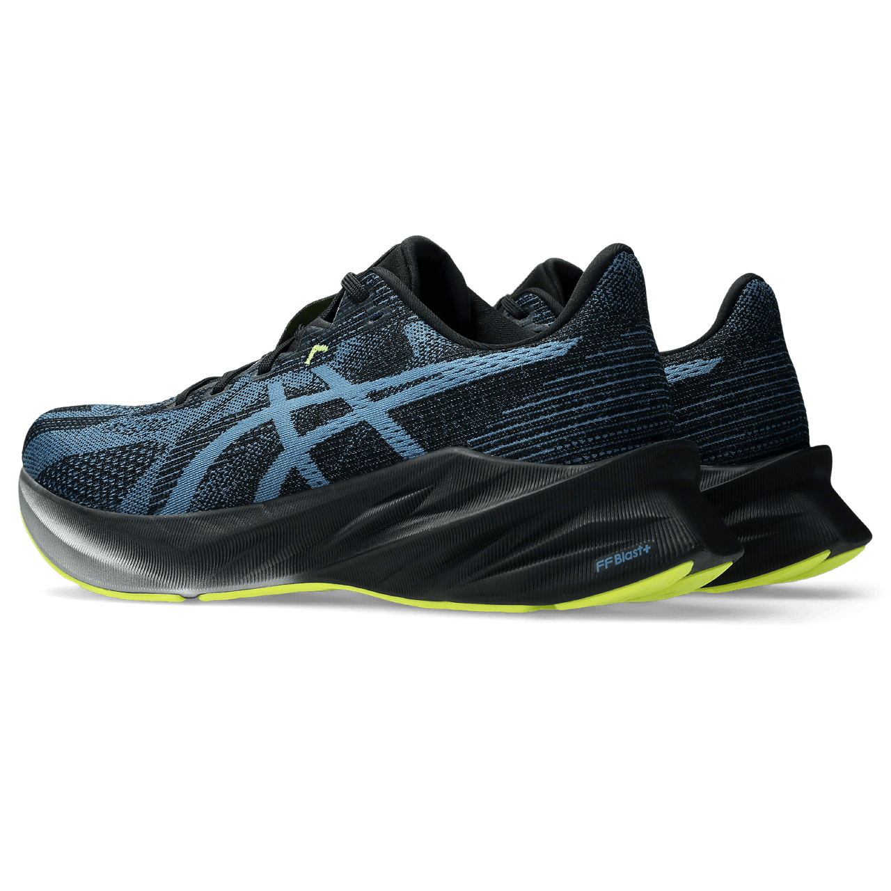 Asics Dynablast 5 Tenis negro de mujer para correr