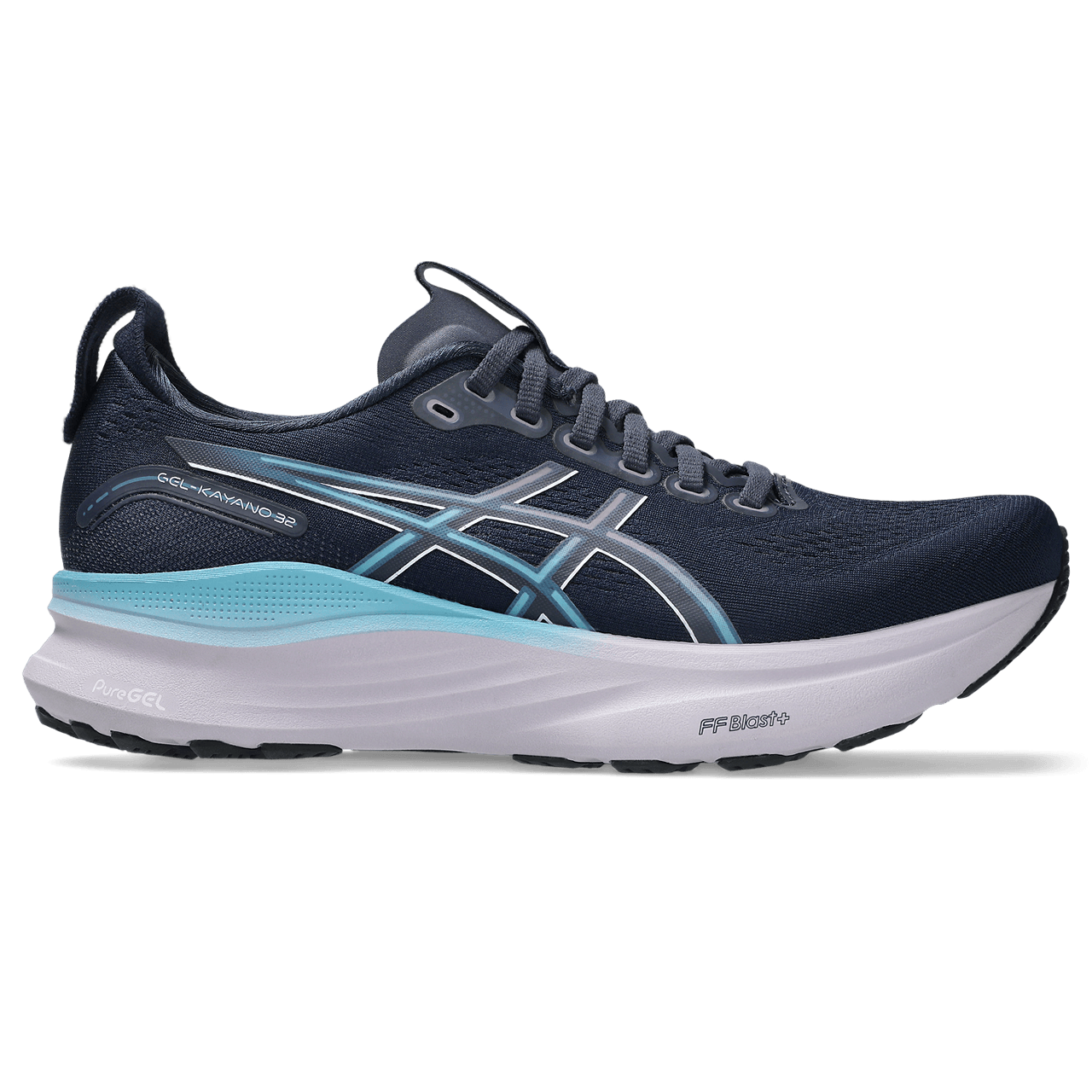 Asics Gel-Kayano 32 Tenis azul de mujer para correr