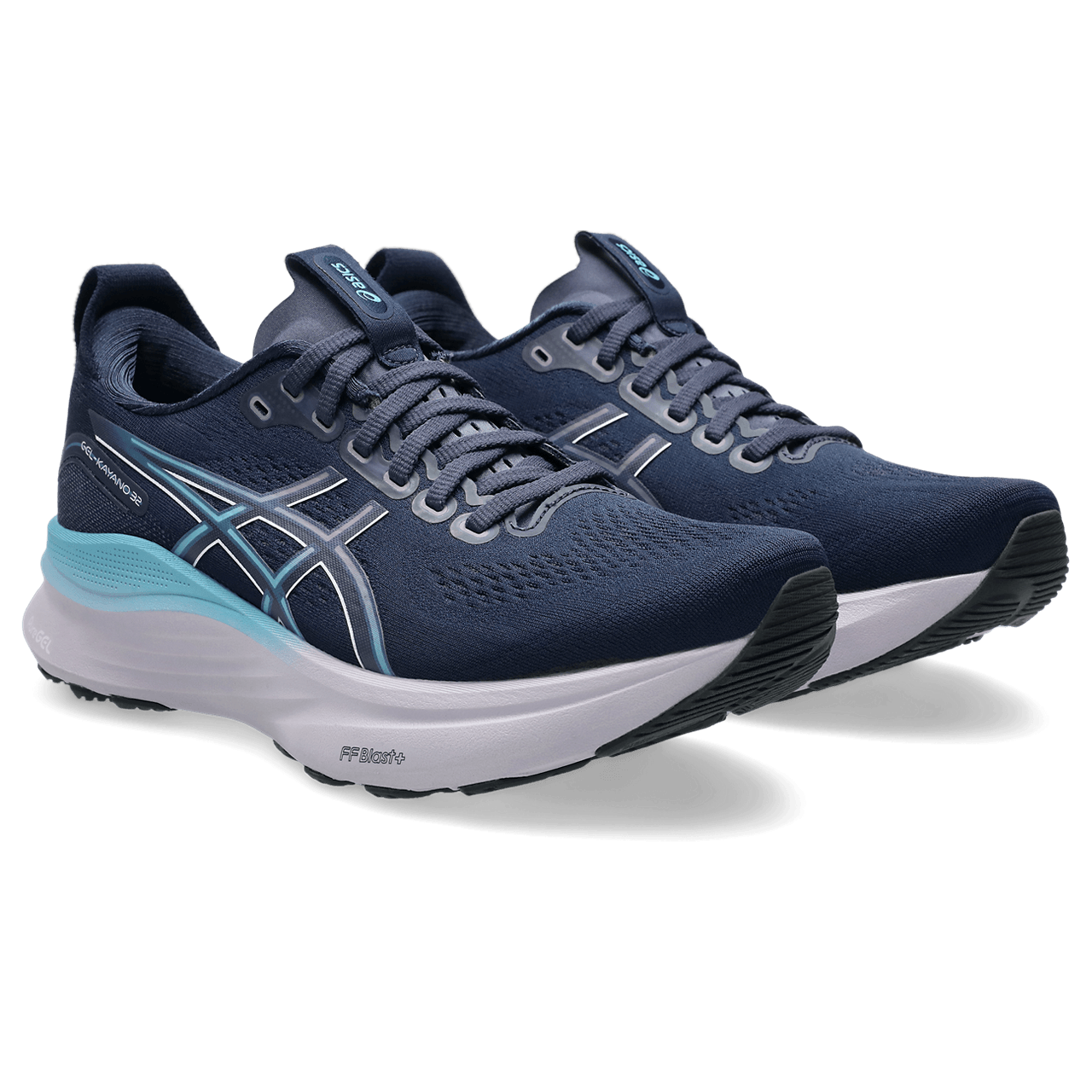 Asics Gel-Kayano 32 Tenis azul de mujer para correr