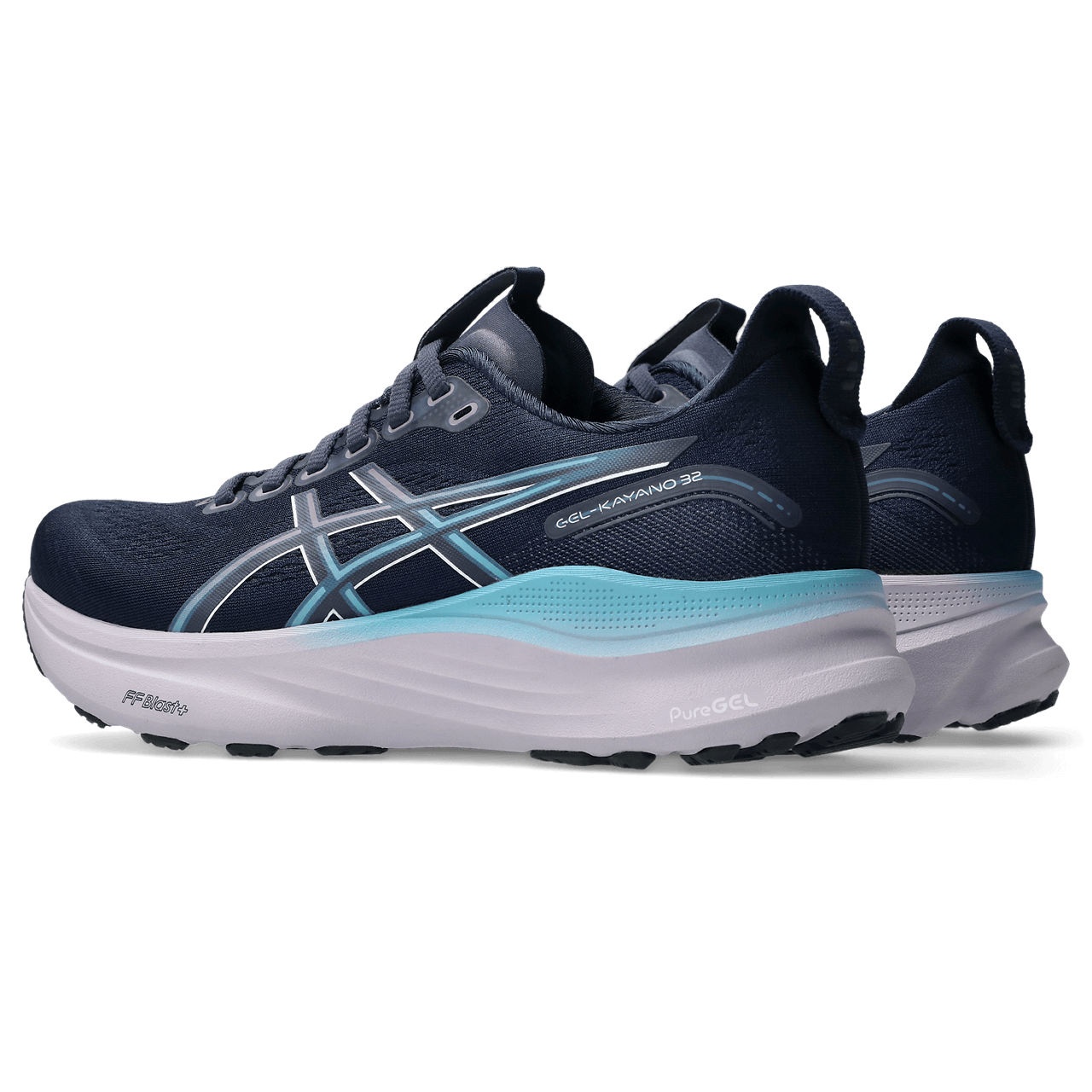 Asics Gel-Kayano 32 Tenis azul de mujer para correr
