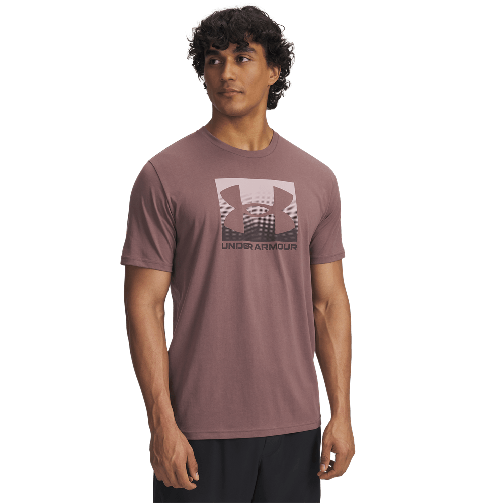 UA M Boxed Sports Updated Ss Camiseta Manga Corta beige de hombre lifestyle
