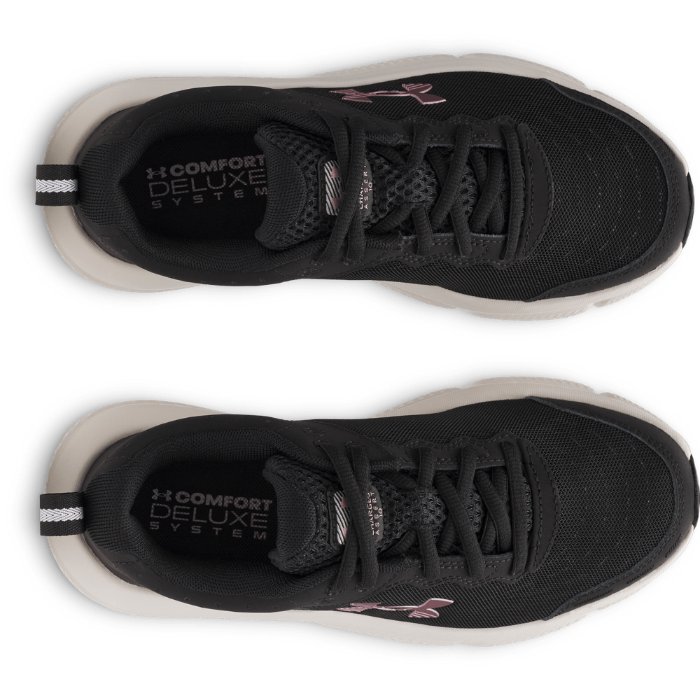 UA W Charged Assert 10 Tenis negro de mujer para correr