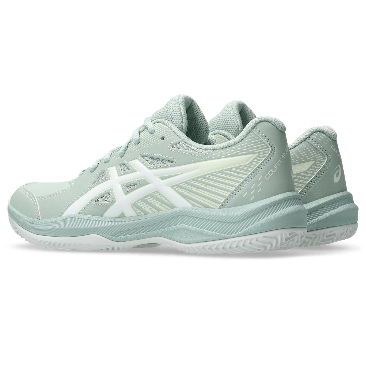 Asics Court Slide 4 Clay/Oc Tenis verde de mujer para tenis