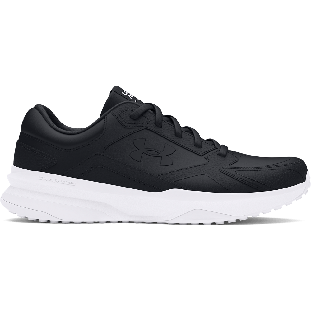 UA Edge Lthr Tenis negro de hombre para entrenamiento