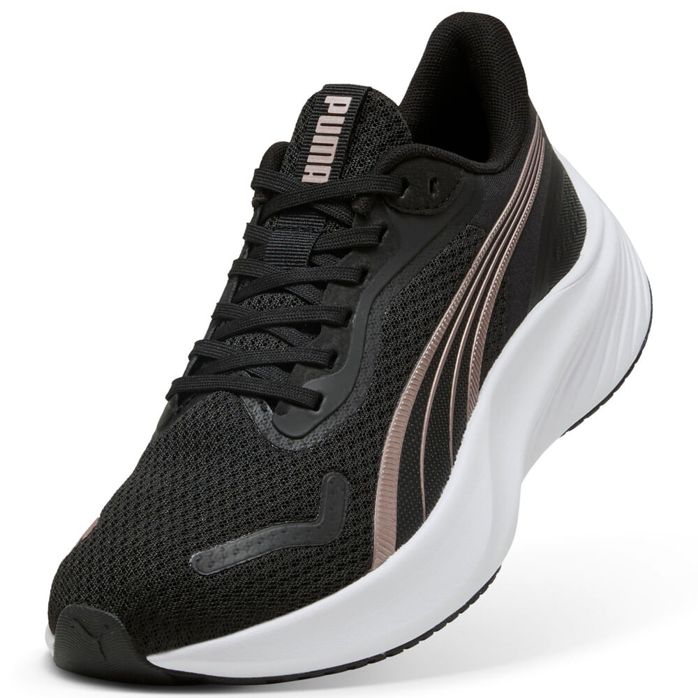 Puma Pounce Lite Wns Tenis negro de mujer para correr