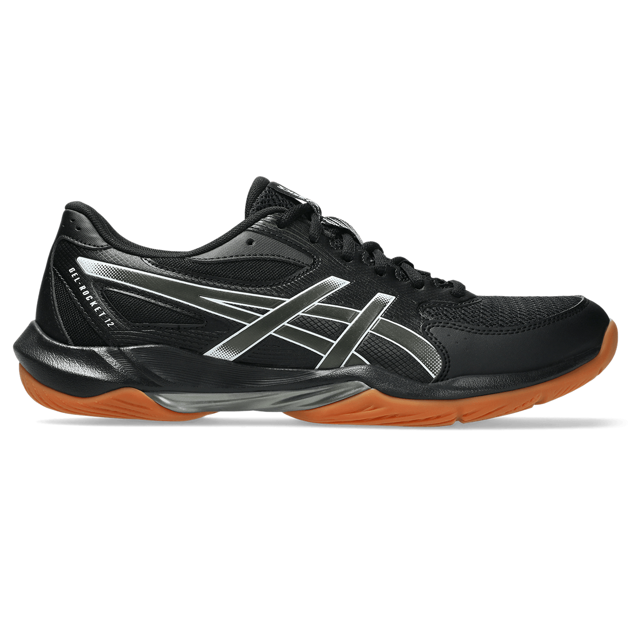 Asics Gel-Rocket 12 Tenis negro de hombre para indoor