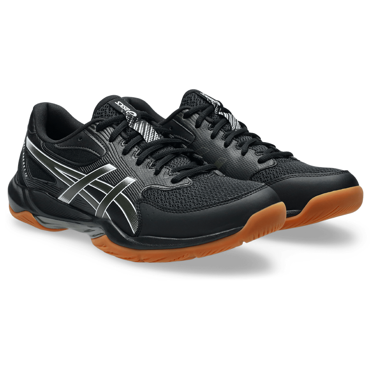 Asics Gel-Rocket 12 Tenis negro de hombre para indoor
