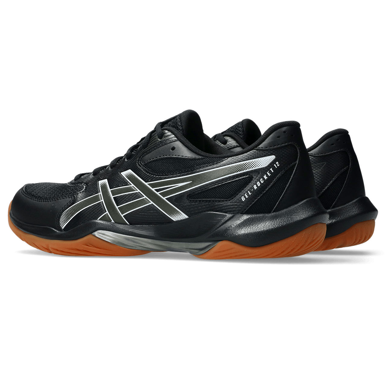 Asics Gel-Rocket 12 Tenis negro de hombre para indoor
