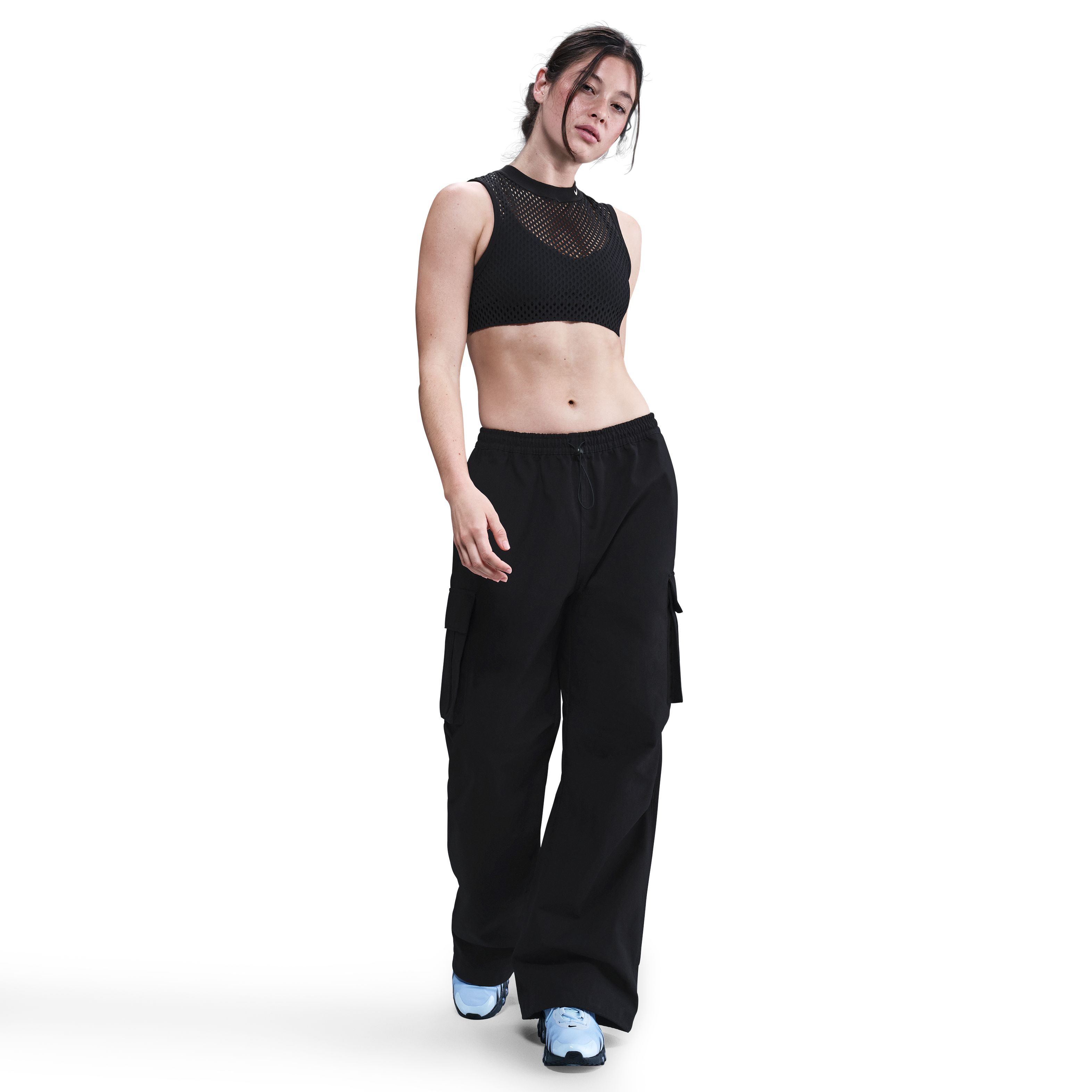 Nike W Nsw Street Wvn Cargo Pant Pantalón negro de mujer lifestyle