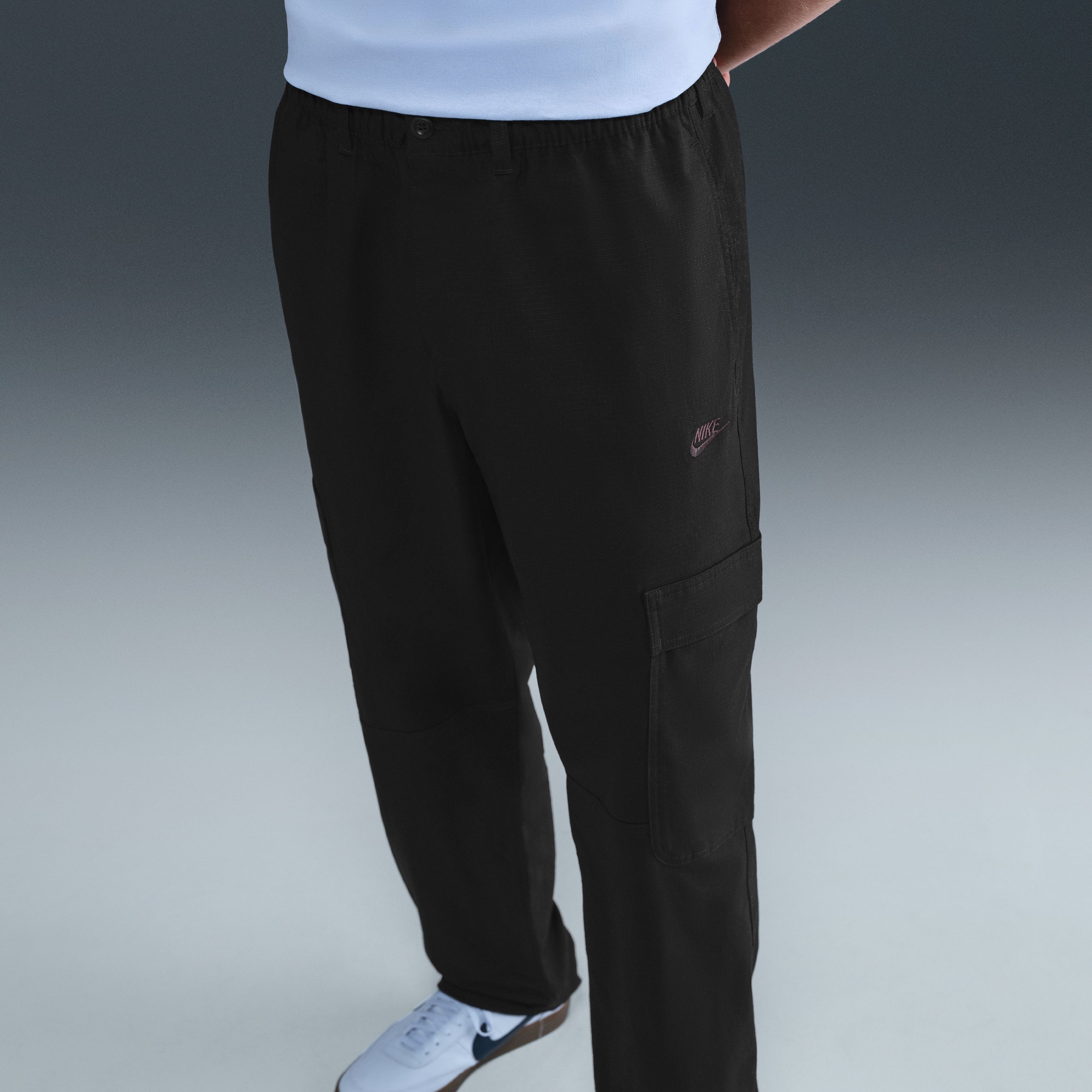 Nike M Nk Club Wvn Cargo Pant Clctn Pantalón negro de hombre lifestyle