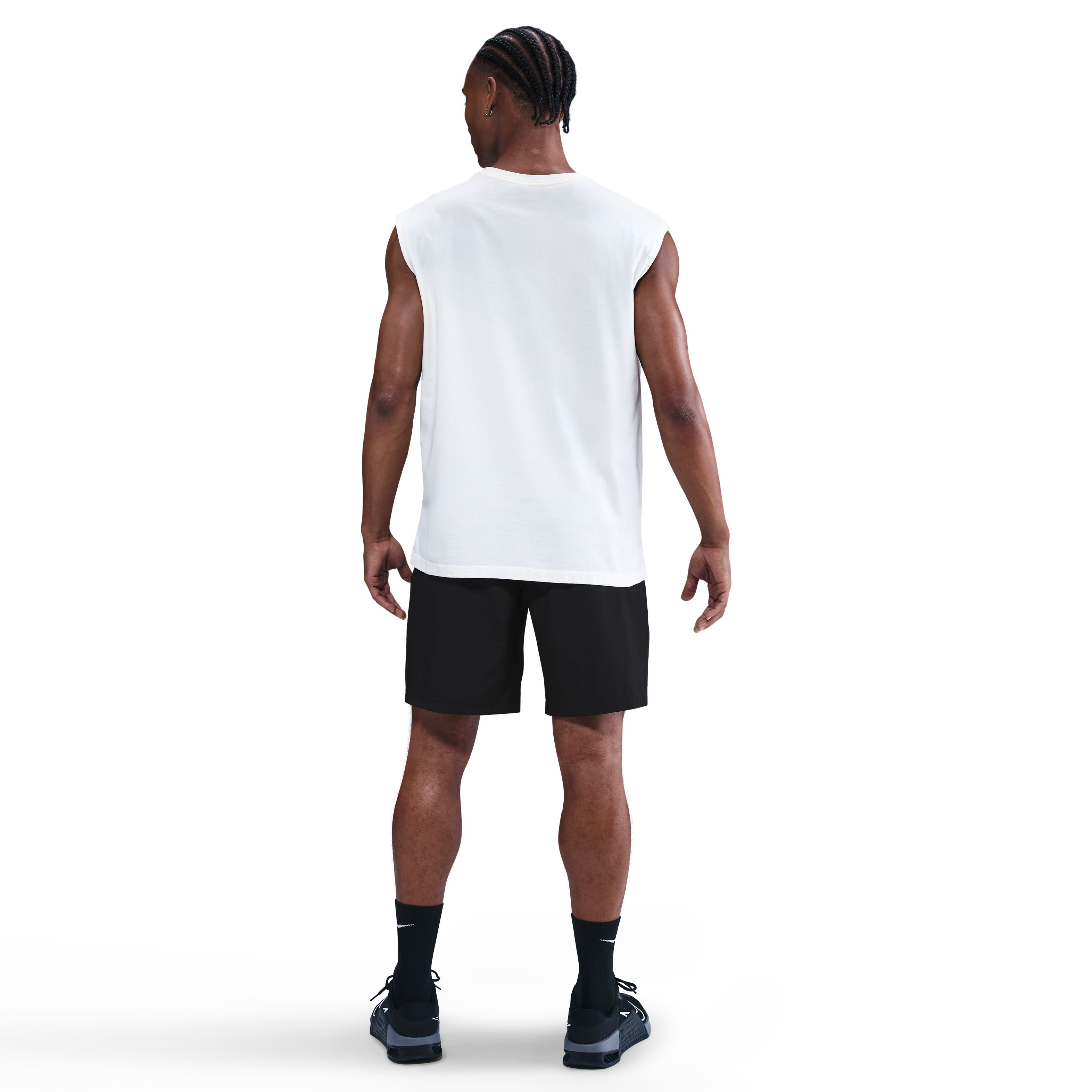 Nike M Nk Df Form 9In Ul Short Gfx Pantaloneta blanco de hombre para entrenamiento