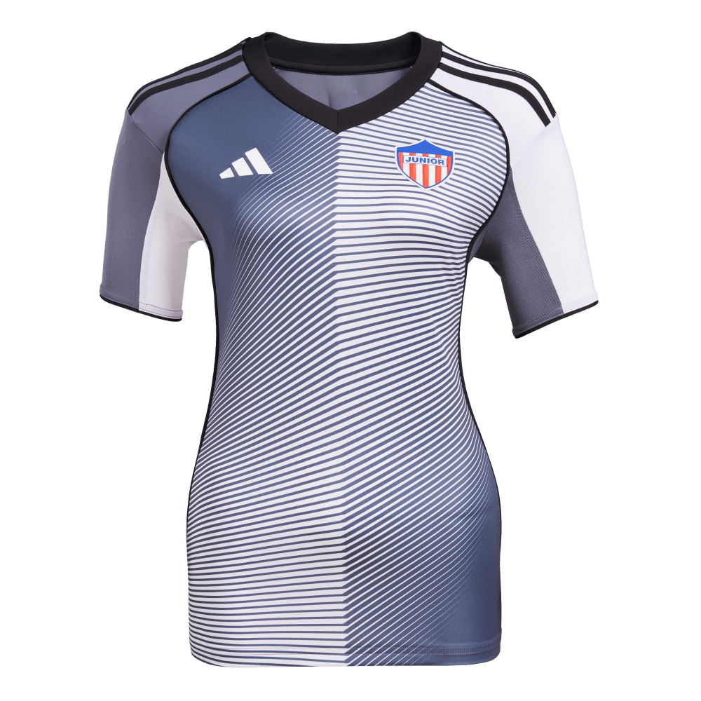 Camiseta Adidas Junior de Barranquilla visitante 25/26 multicolor de mujer para futbol