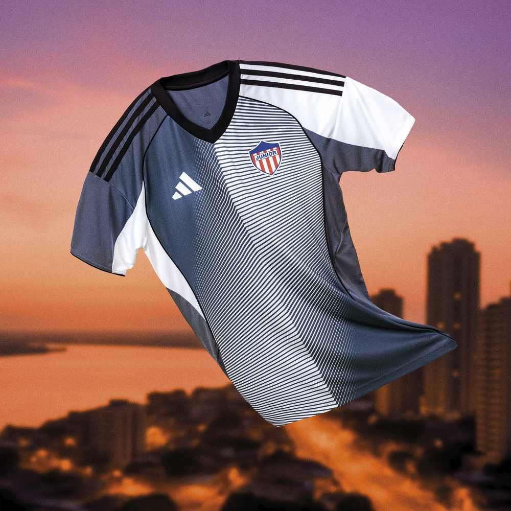 Camiseta Adidas Junior de Barranquilla visitante 25/26 multicolor de mujer para futbol