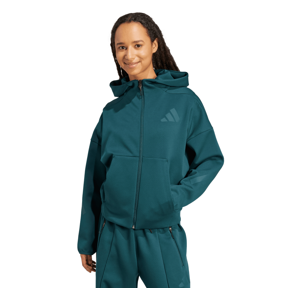 Adidas W Z.N.E. Fz Chaqueta verde de mujer lifestyle