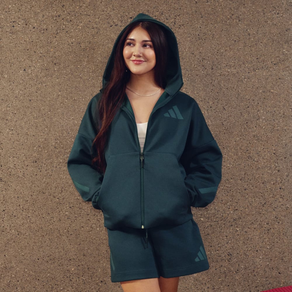 Adidas W Z.N.E. Fz Chaqueta verde de mujer lifestyle