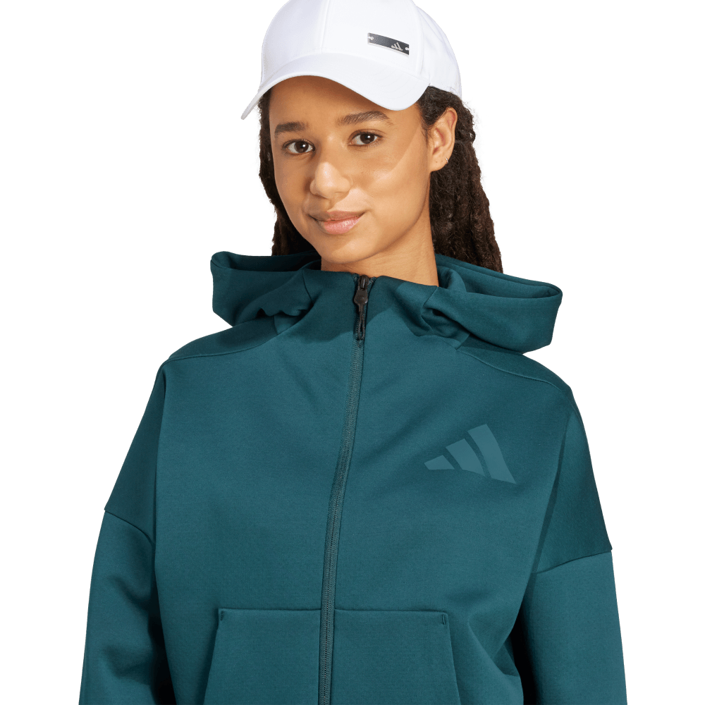 Adidas W Z.N.E. Fz Chaqueta verde de mujer lifestyle