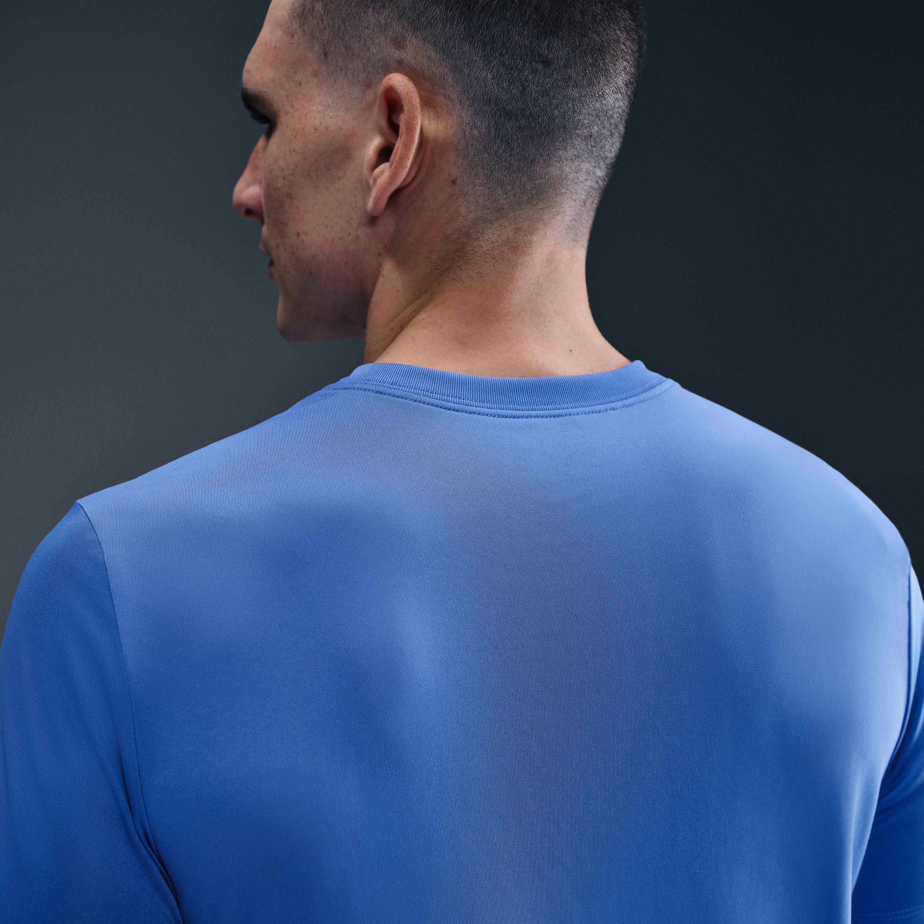 Nike M Nk Df Tee Rlgd Reset Camiseta Manga Corta azul de hombre para entrenamiento
