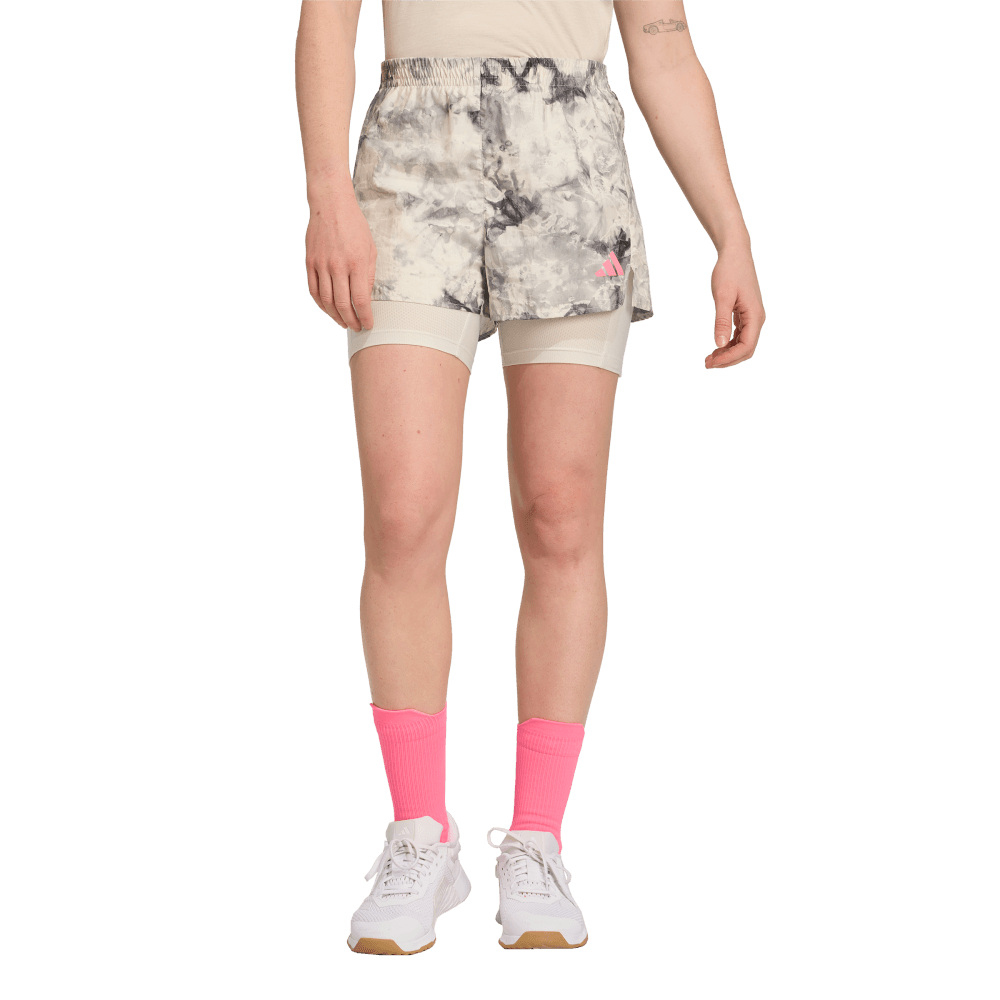 Adidas Otr Sd 2In1 W Pantaloneta gris de mujer para correr
