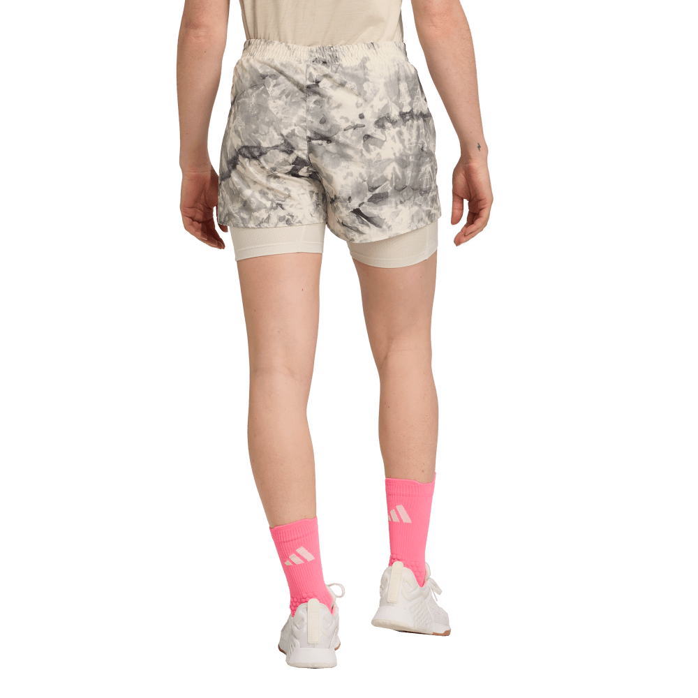 Adidas Otr Sd 2In1 W Pantaloneta gris de mujer para correr