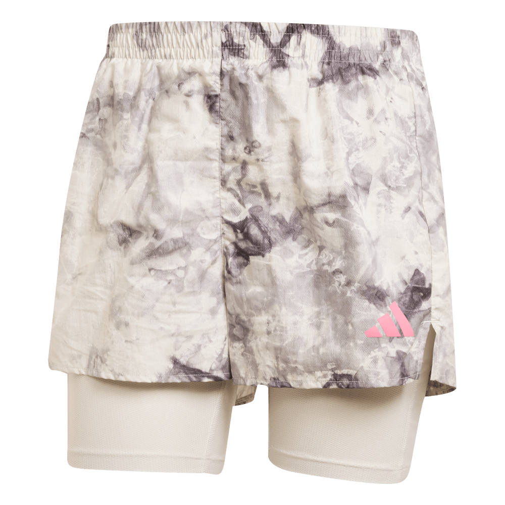 Adidas Otr Sd 2In1 W Pantaloneta gris de mujer para correr
