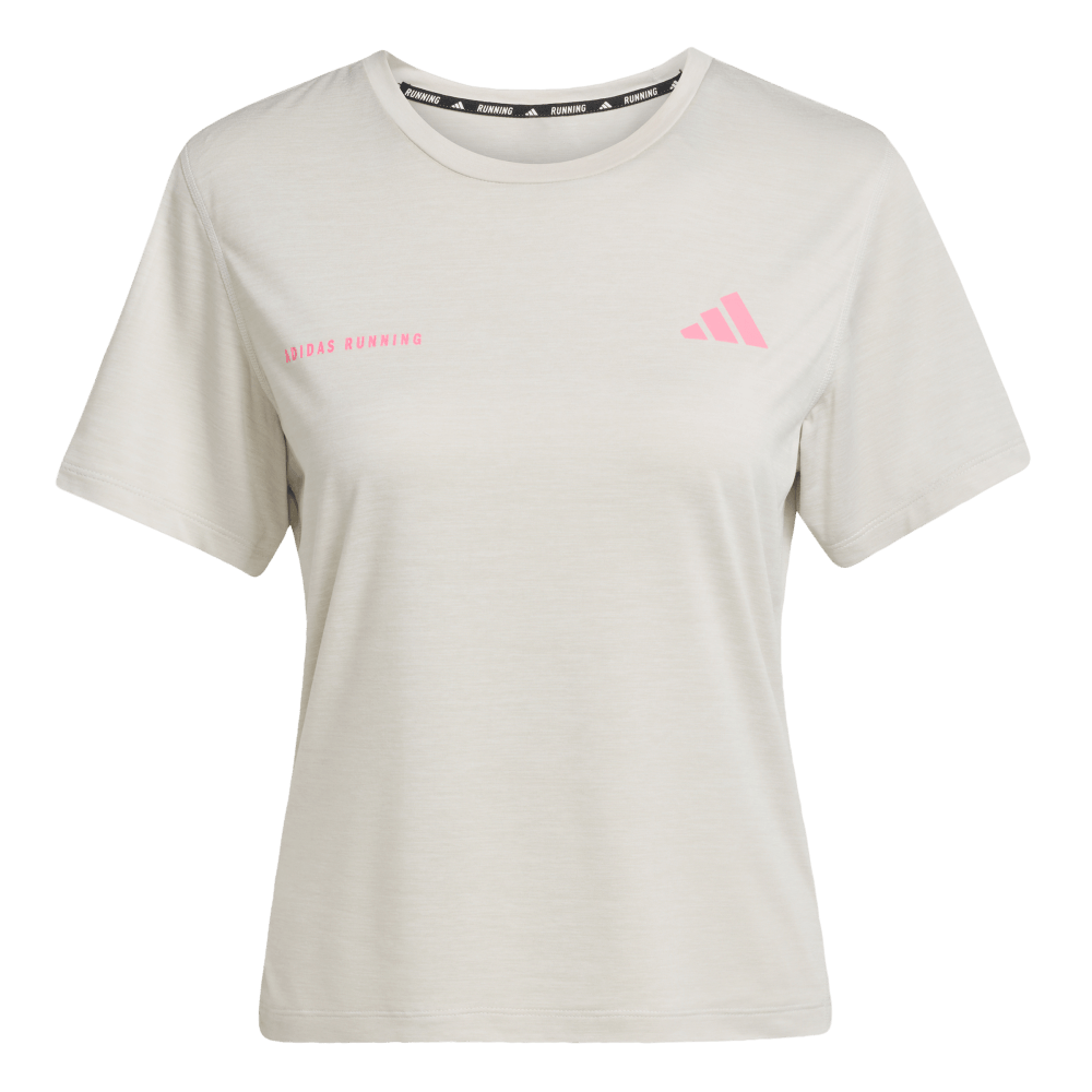 Adidas Otr Mel Tee W Camiseta Manga Corta gris de mujer para correr
