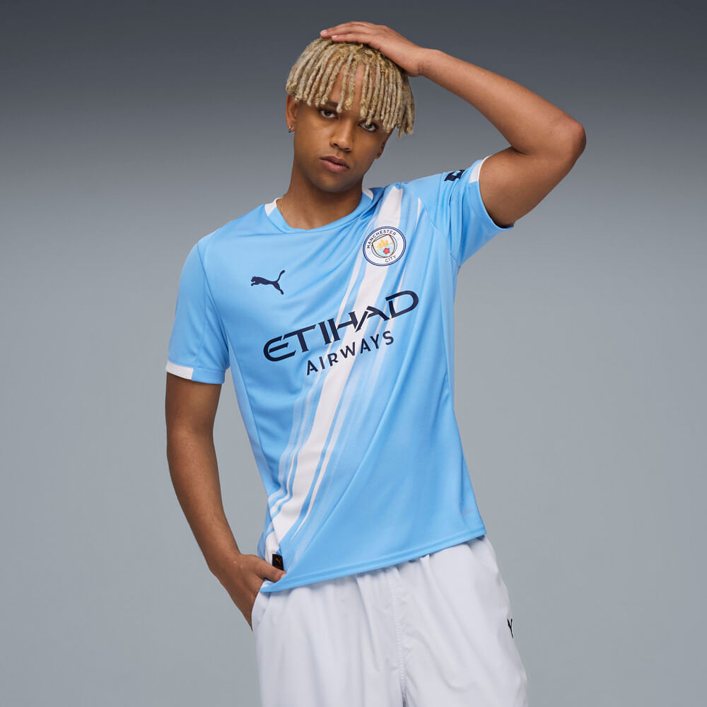 Camiseta Puma equipo Manchester City Local 25/26 azul de hombre para futbol