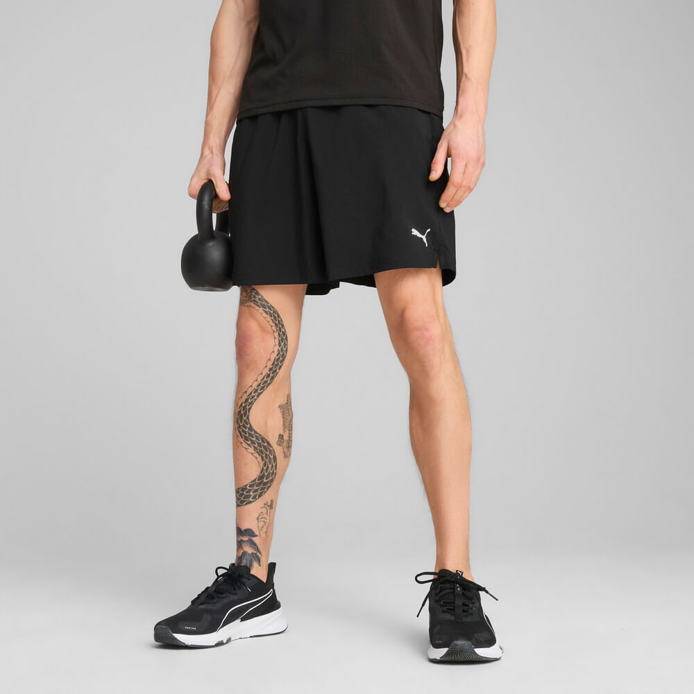 Puma M Tad Essentials 7 Woven Short Pantaloneta negro de hombre para entrenamiento