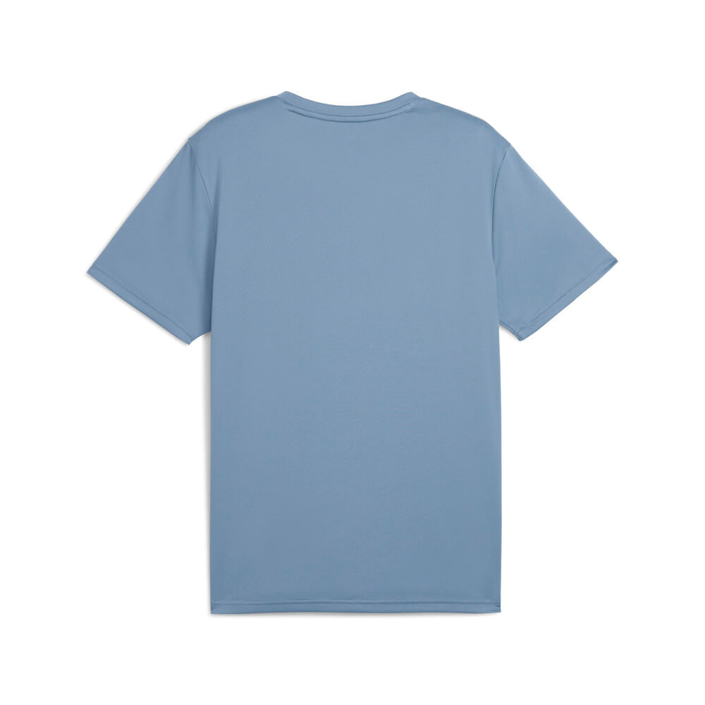 Puma Tad Essential Poly Texture Tee Camiseta Manga Corta azul de hombre para entrenamiento