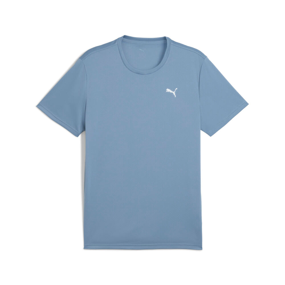 Puma Tad Essential Poly Texture Tee Camiseta Manga Corta azul de hombre para entrenamiento