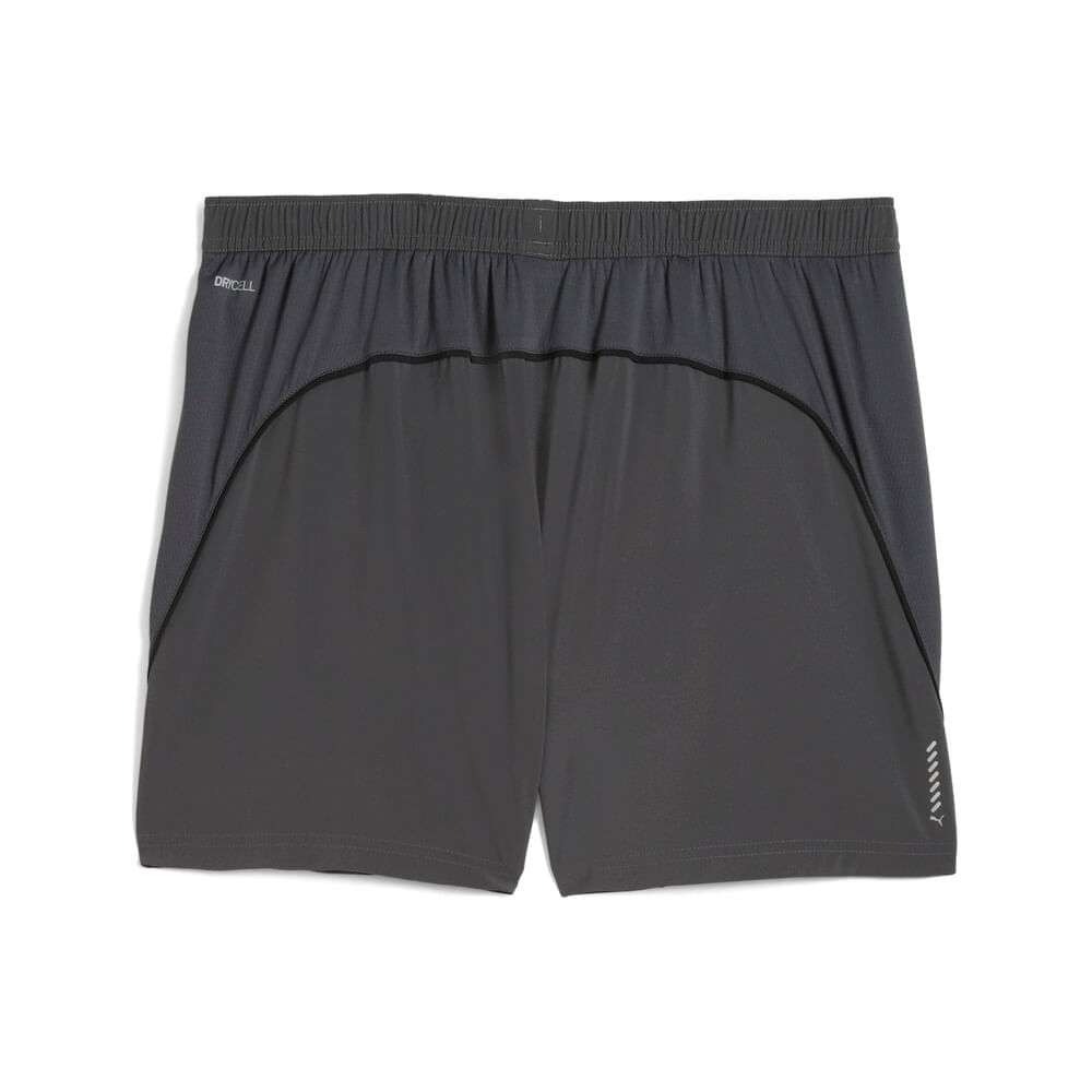 Puma Run Velocity 5 Short Pantaloneta gris de hombre para correr