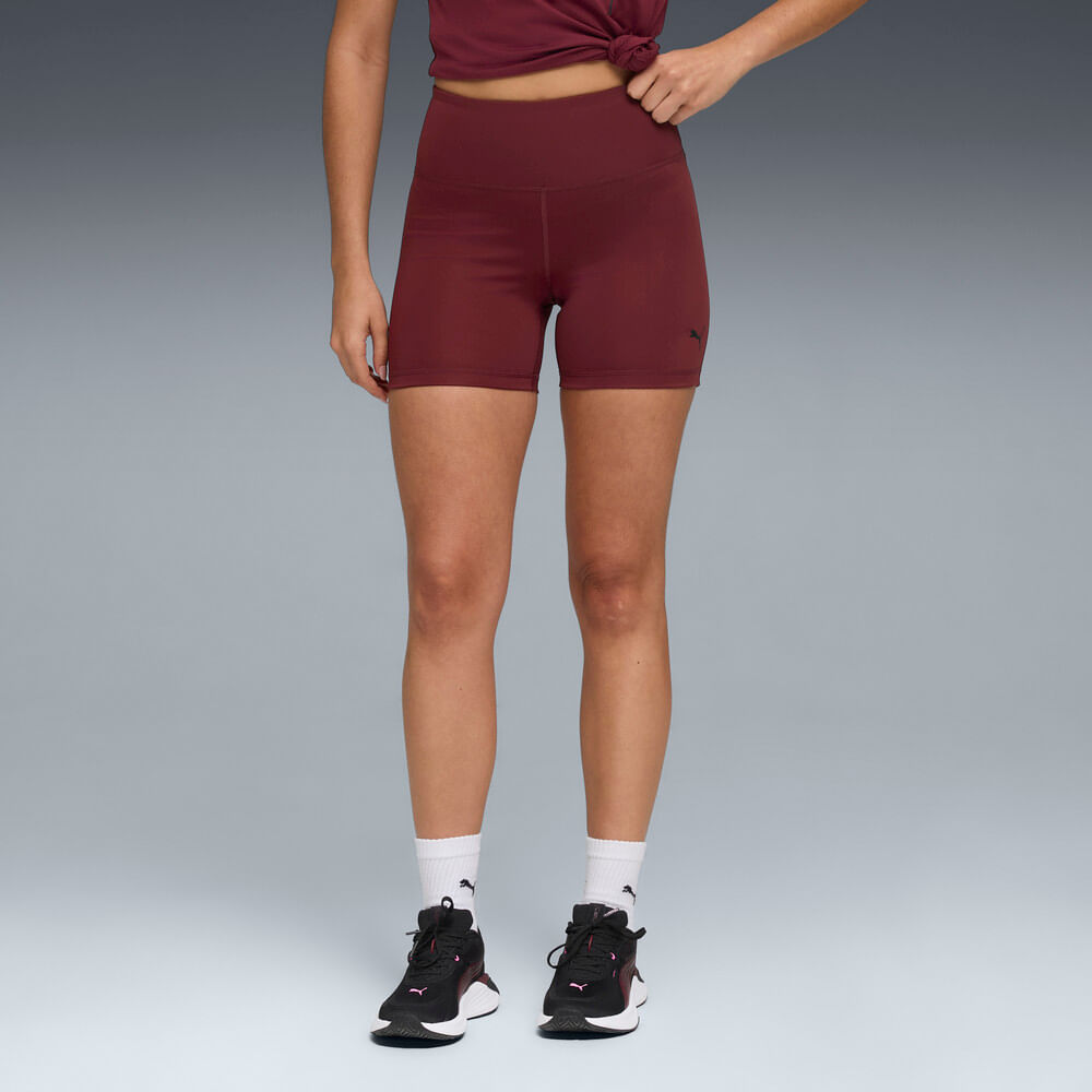 Puma Tad Essential Hw 5 Short Tight W Licra rojo de mujer para entrenamiento