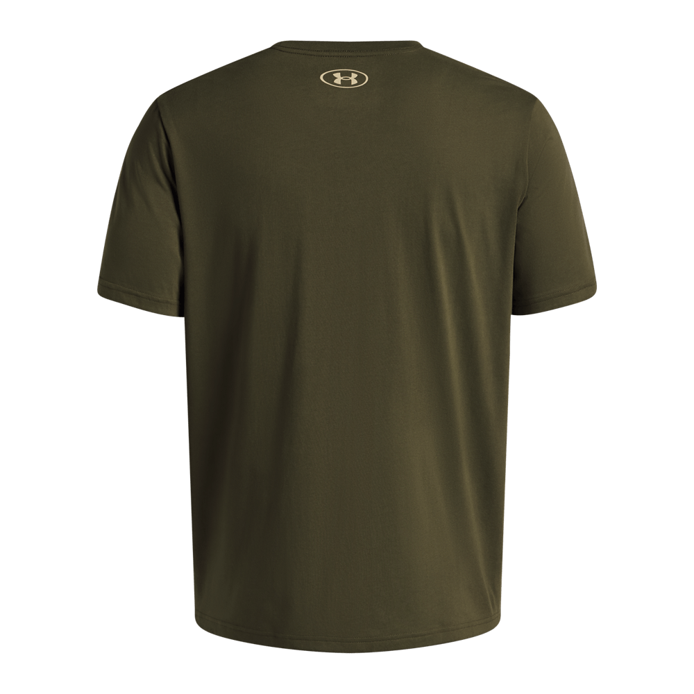 UA M Boxed Sports Updated Ss Camiseta Manga Corta verde de hombre lifestyle