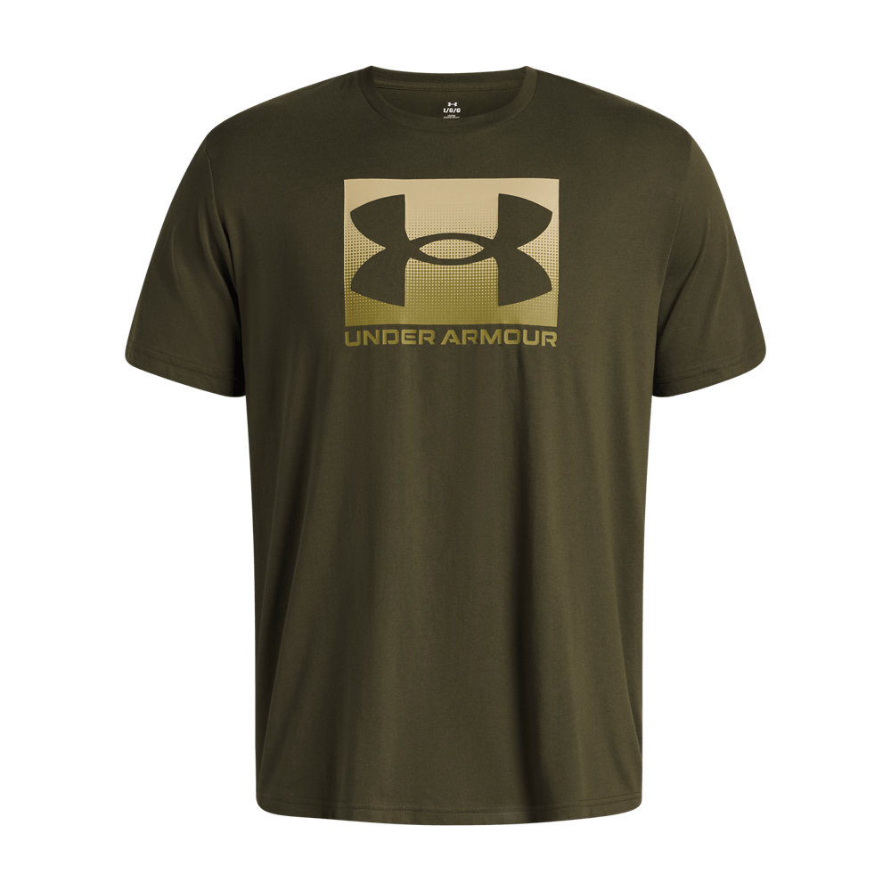 UA M Boxed Sports Updated Ss Camiseta Manga Corta verde de hombre lifestyle