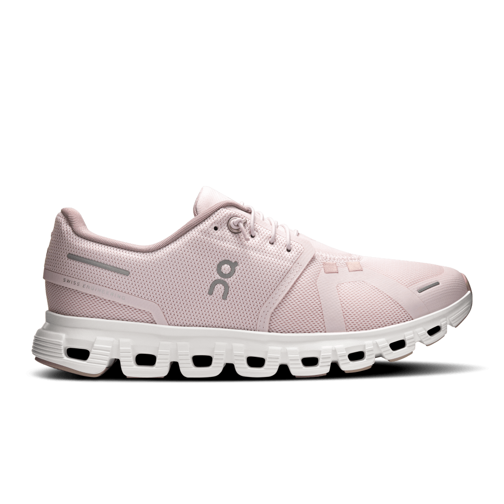 On Cloud 6 Tenis gris de mujer lifestyle