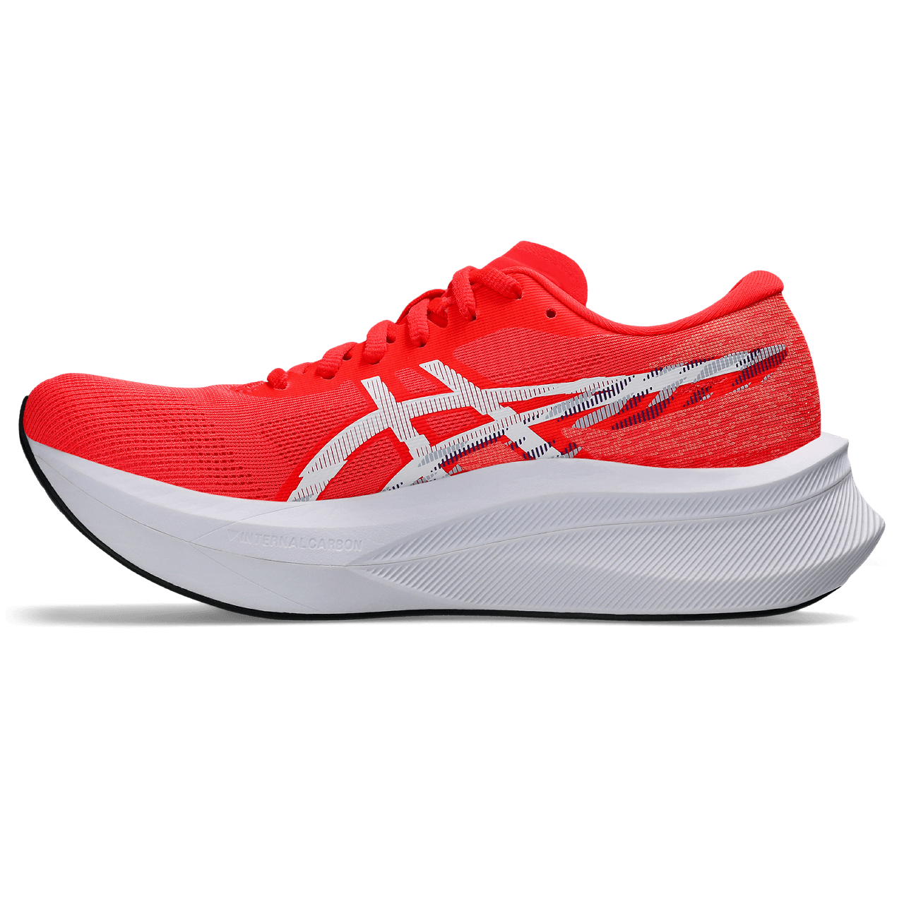 Asics Magic Speed 4 Tenis rojo de mujer para correr