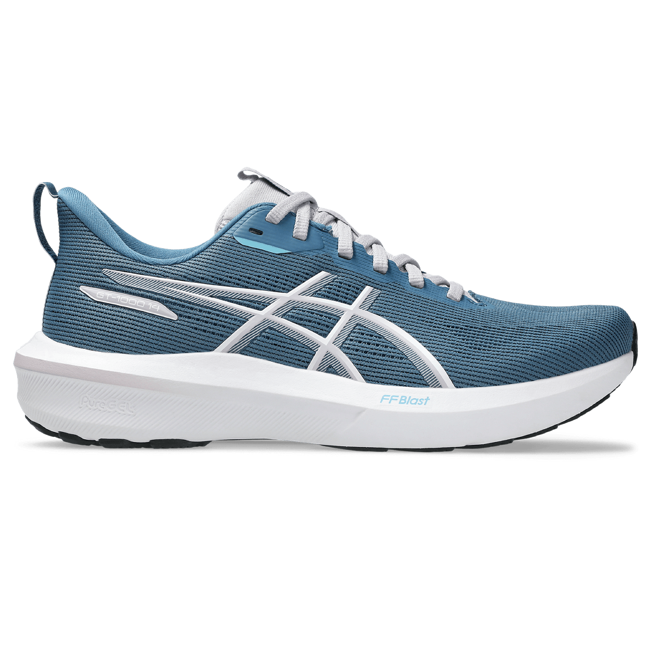 Asics Gt-1000 14 Tenis azul de mujer para correr