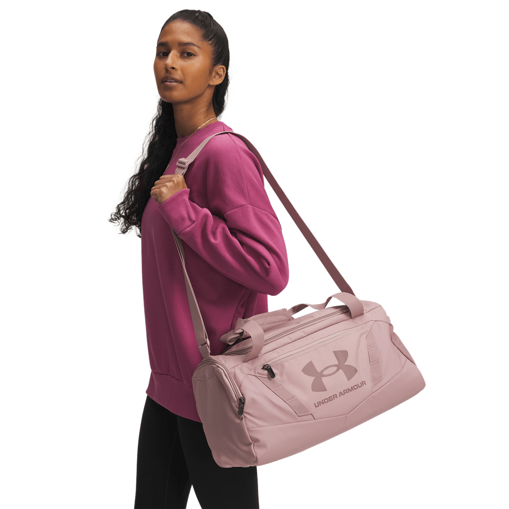 ua undeniable 5.0 duffle xs maletín rosado unisex para entrenamiento
