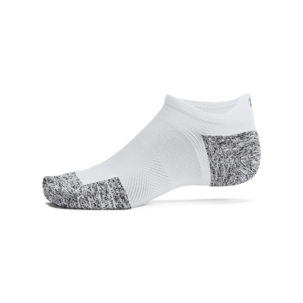 UA Ad Run Cushion 3Pk Ns Medias blanco unisex para correr