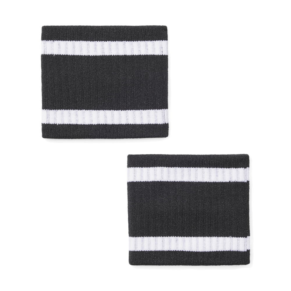 UA Terry Wb Muñequeras negro unisex para entrenamiento