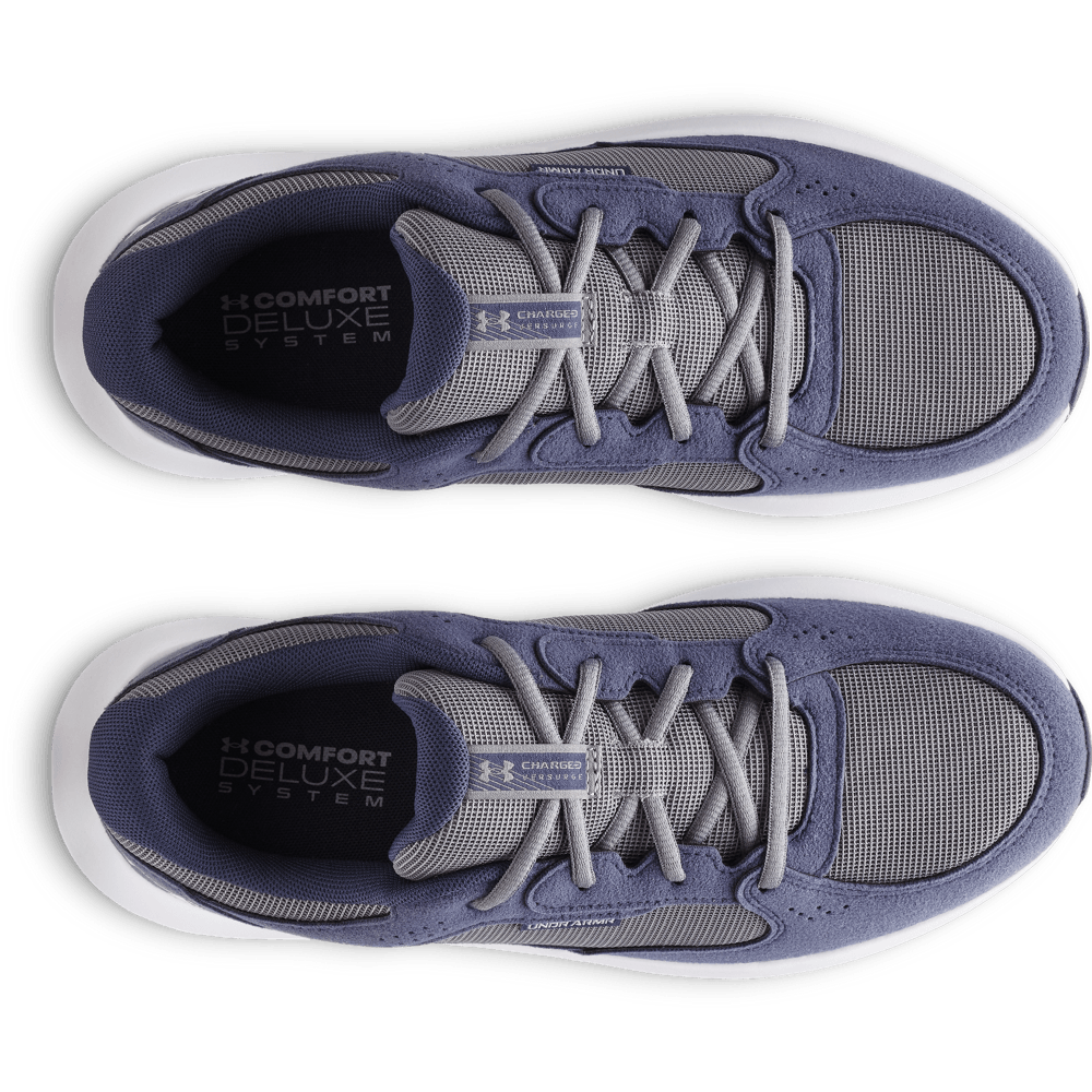 UA Charged Versurge Tenis gris de hombre para correr