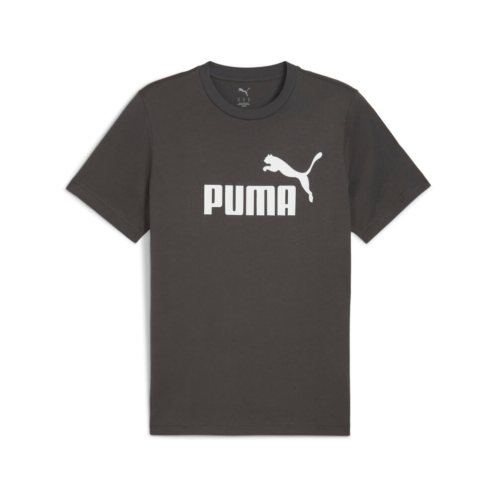 Puma Ess No. 1 Logo Tee Camiseta Manga Corta gris de hombre lifestyle