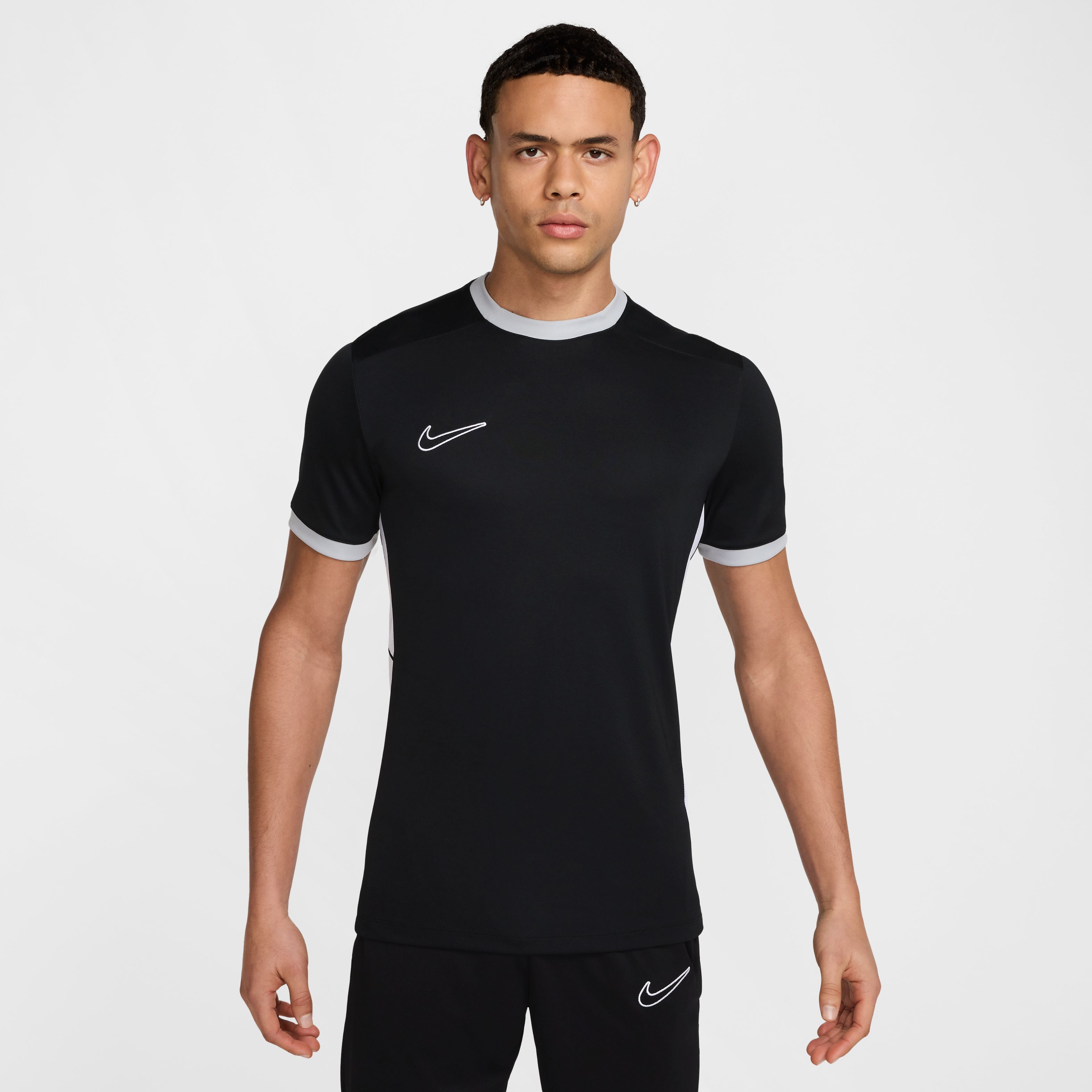 Nike M Nk Df Acd25 Ss Top Camiseta Manga Corta negro de hombre para futbol