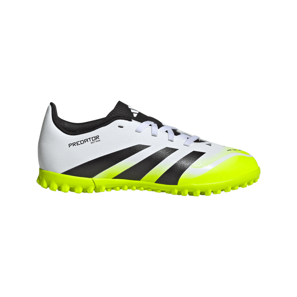 Adidas Guayos Predator Club De Ninos Para Pasto blanco de niño para futbol